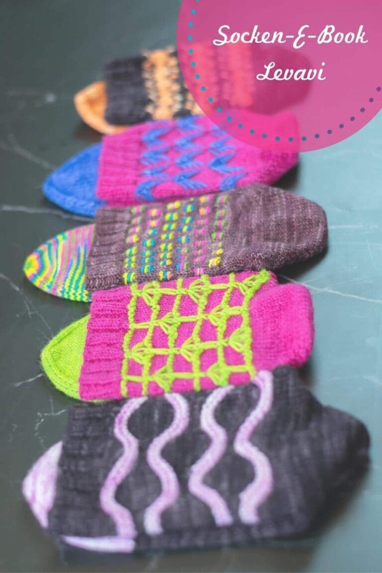Levavi-E-Book Strickanleitung Socken Pinterest