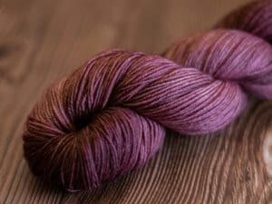Aubergine Platinum Sockenwolle