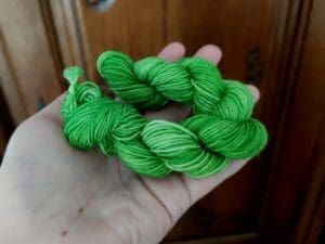 Platinum Sockenwolle Grün Mini