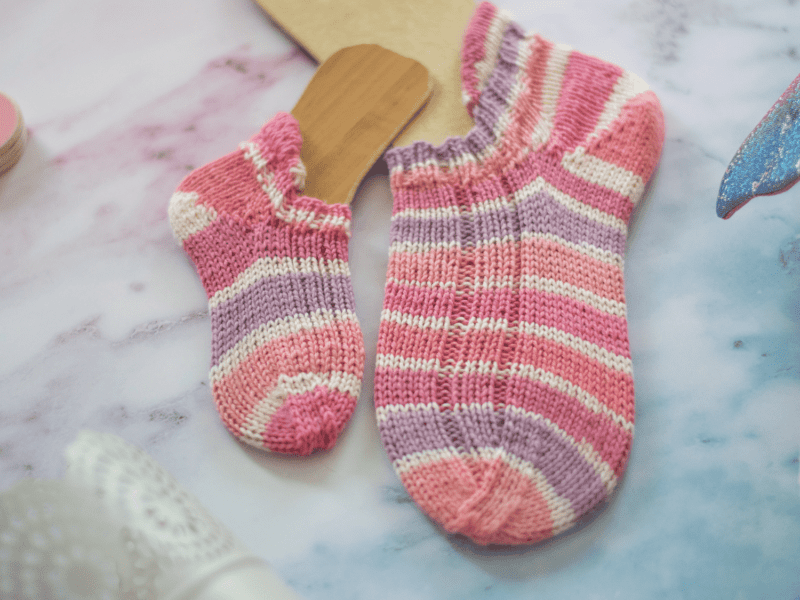 kurze Sneakersocken mit Fersensteg