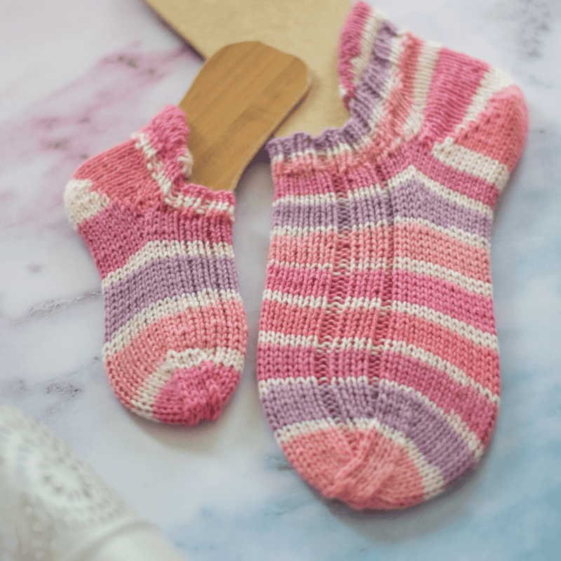 kurze Sneakersocken mit Fersensteg