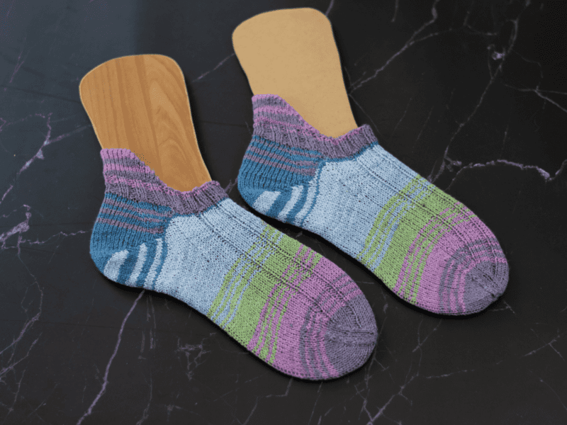kurze Sneakersocken mit Fersensteg