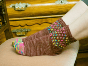 Cassis Hebemaschensocken