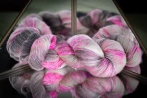 Aktiv-Sockenwolle Geranienbeet