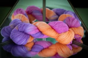 Balance handgefärbt Sonnenuntergang