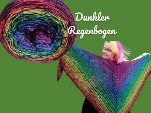 Farbverlaufsgarn mit Regenbogenfarben